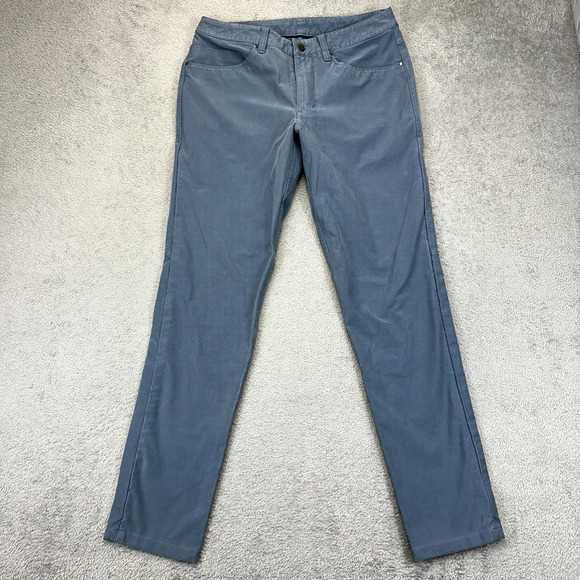 LULULEMON ABC Slim Fit Utilitech Pants Blue Jeans Stretch Mens 30 x 32